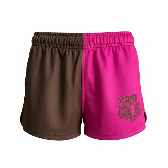 BBWS - Womens Dusty Pink Scrub Bull Footy Shorts