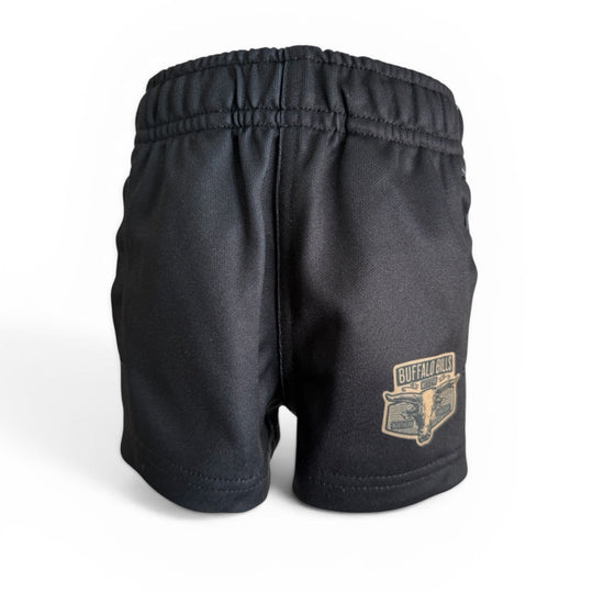 BBWS - Kids Black Scrub Bull Footy Shorts
