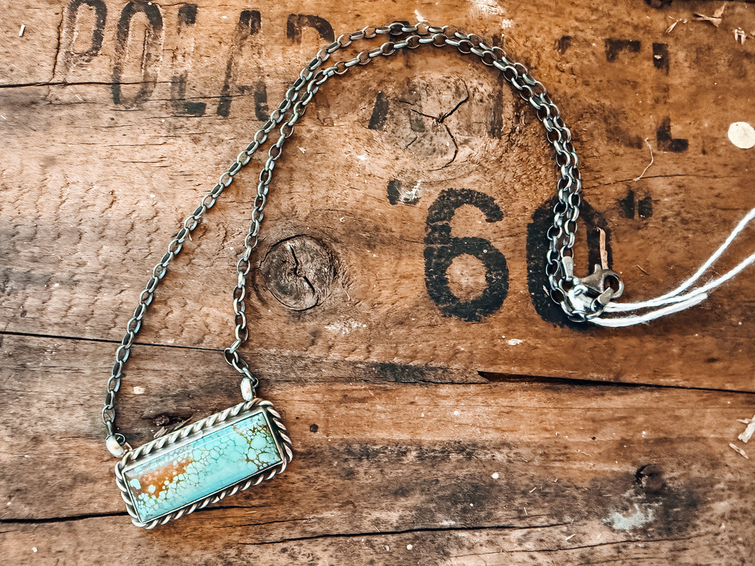 Buffalo Belle - Lani Kingman Turquoise Bar Necklace