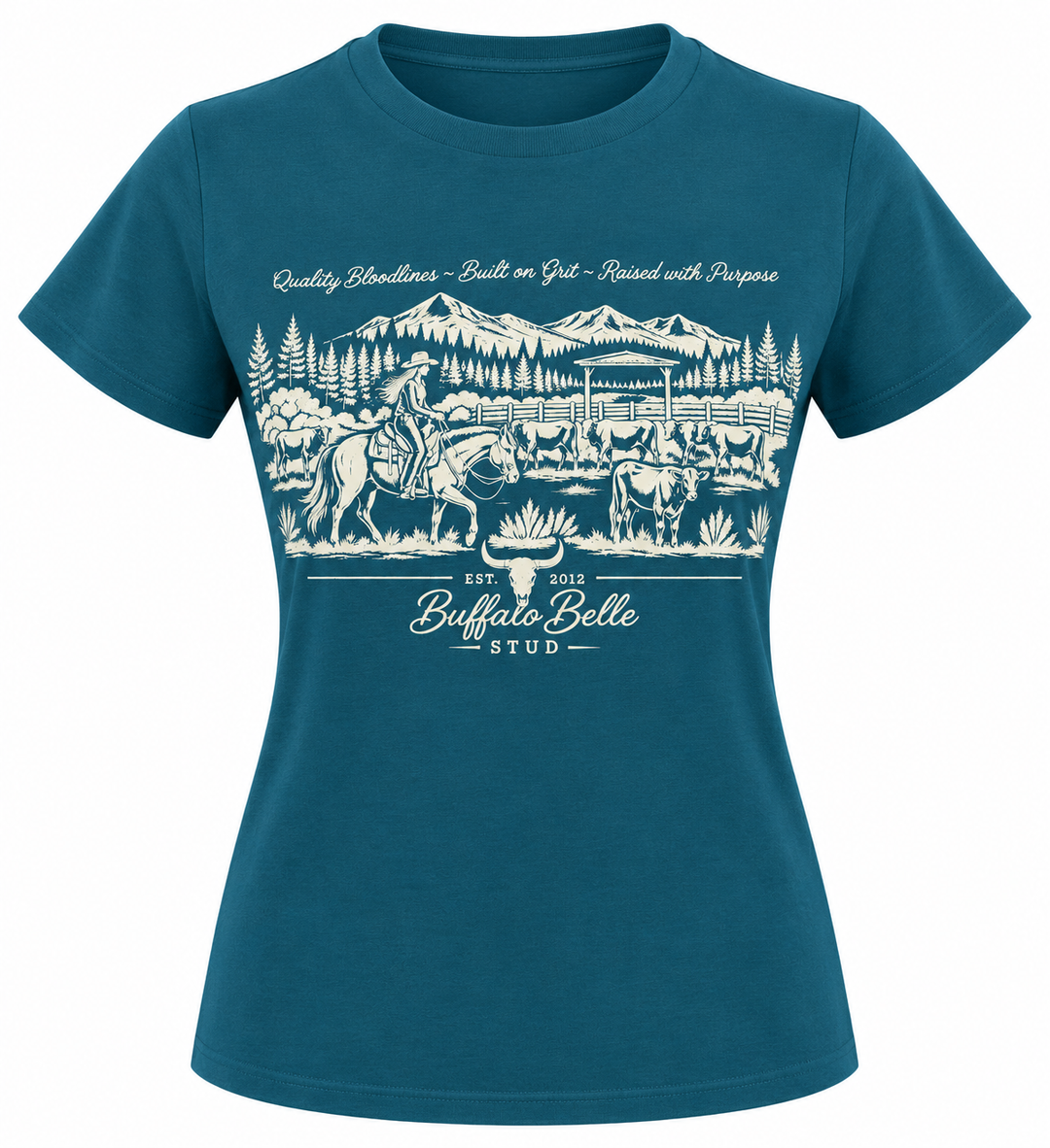 Buffalo Belle - Womens Atlantic Stud Tee