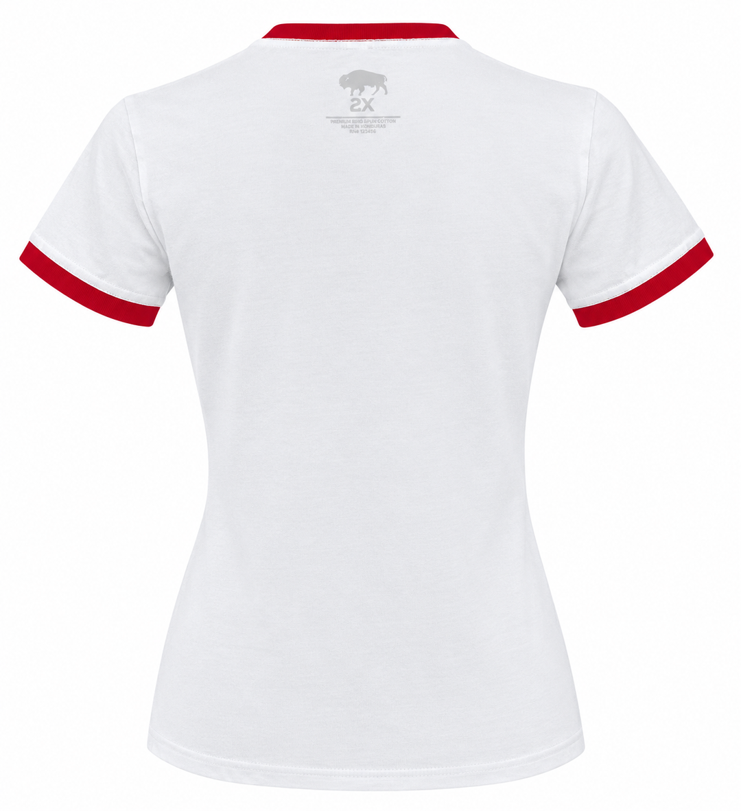 Buffalo Belle - Womens Red Ringer Tee