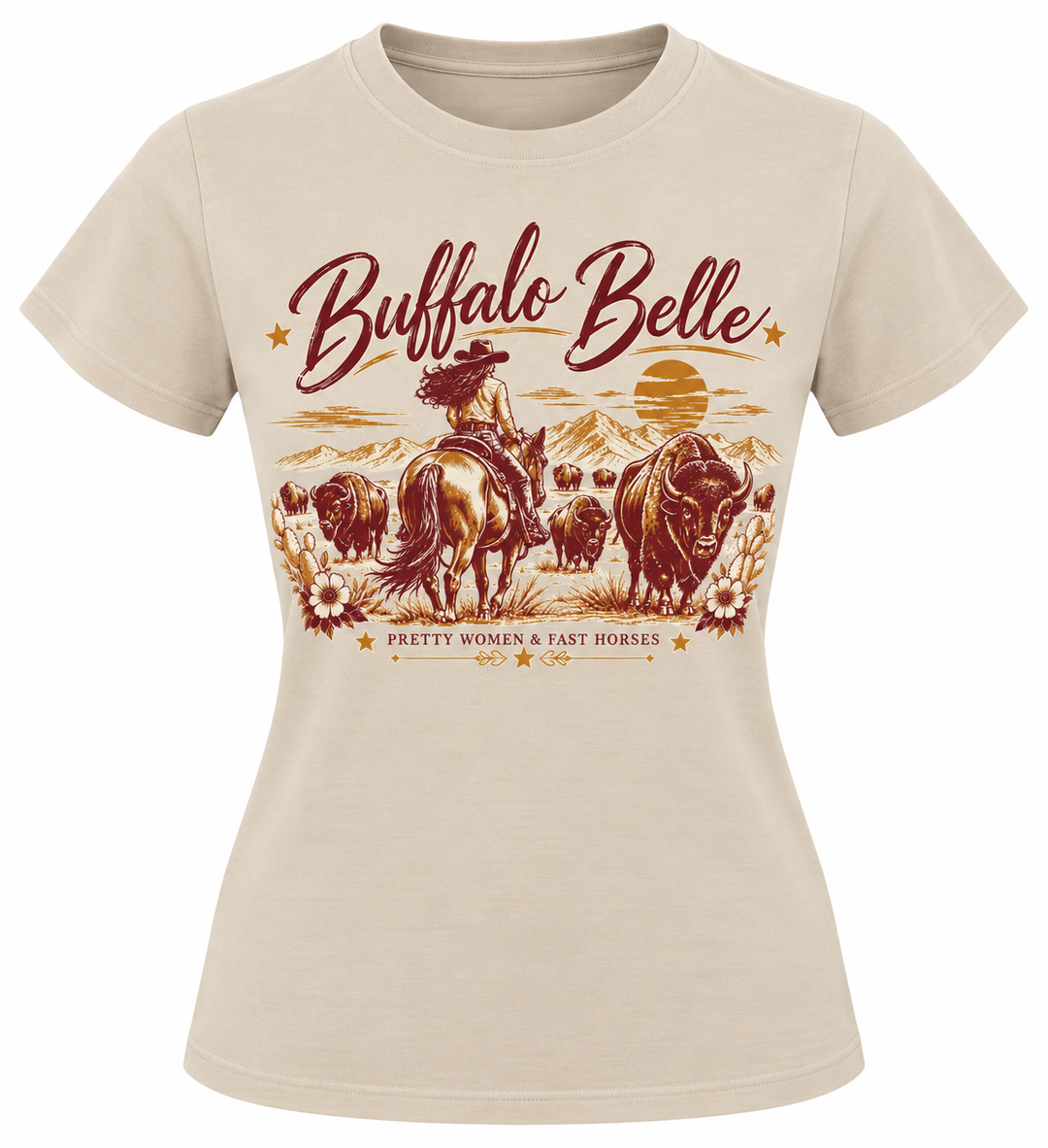 Buffalo Belle - Womens Roaming Wild Tee