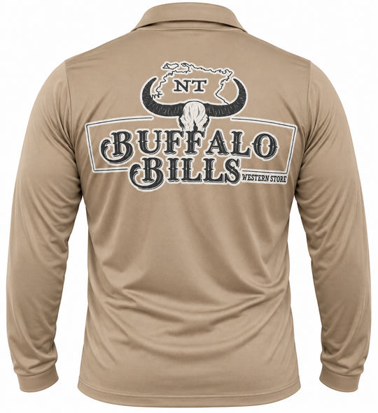 BBWS - Mens Sand Taupe NT Fishing Shirt