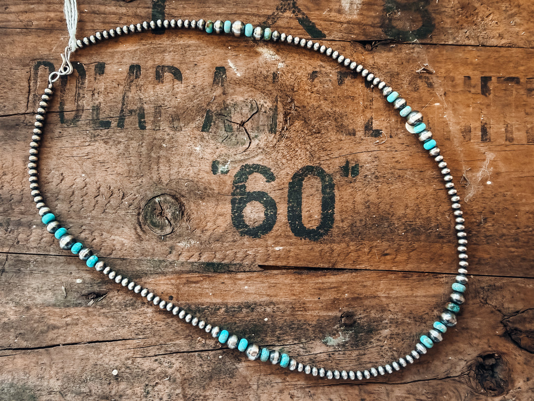 Buffalo Belle - Missy Turquoise Navajo Pearl Necklace