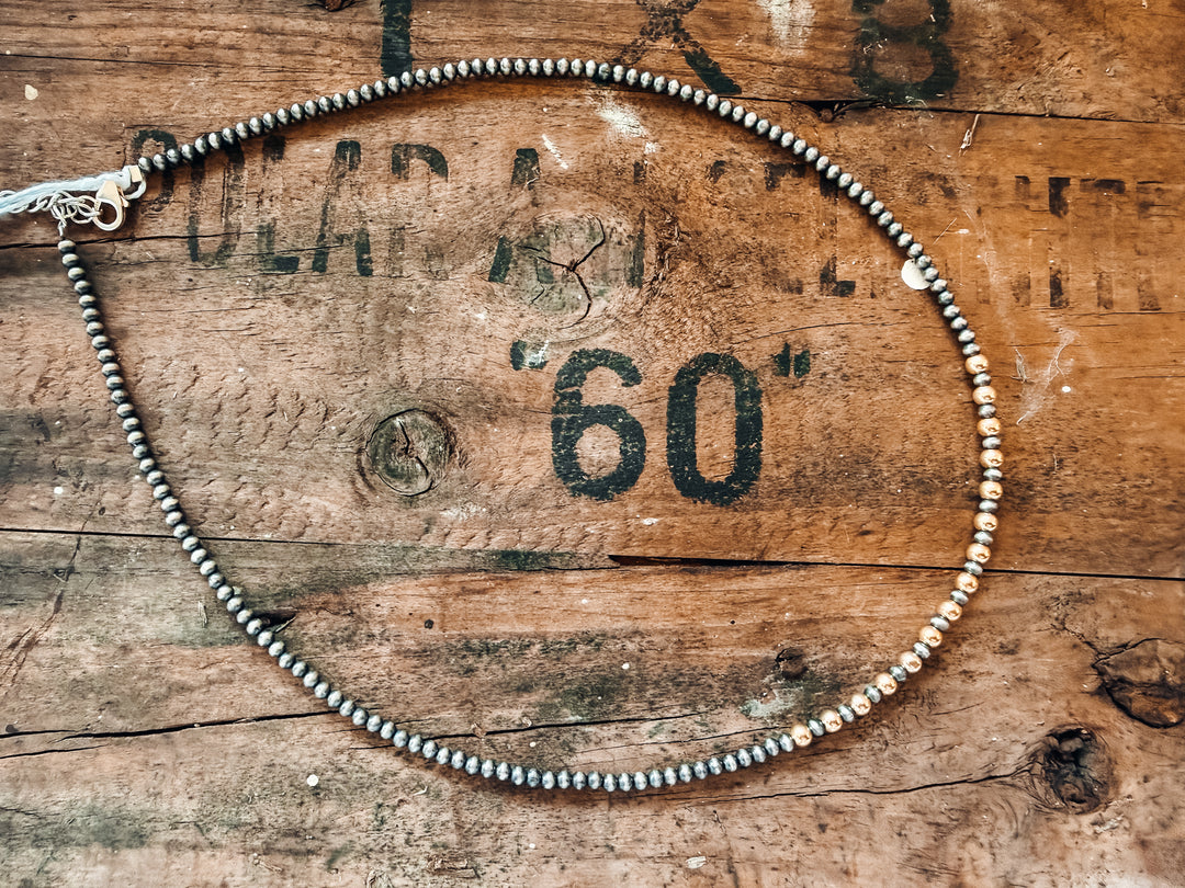 Buffalo Belle - Geri Gold Navajo Pearl Necklace