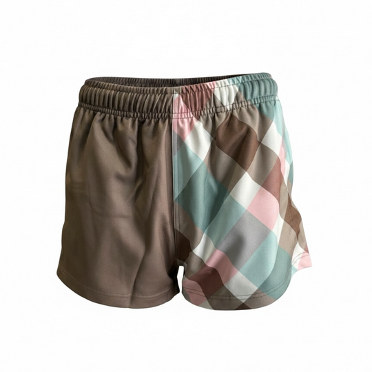 BBWS - Womens Reba Gingham Footy Shorts