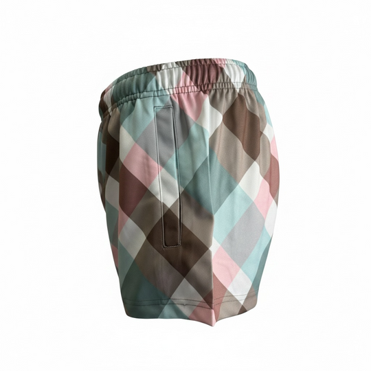 BBWS - Womens Reba Gingham Footy Shorts