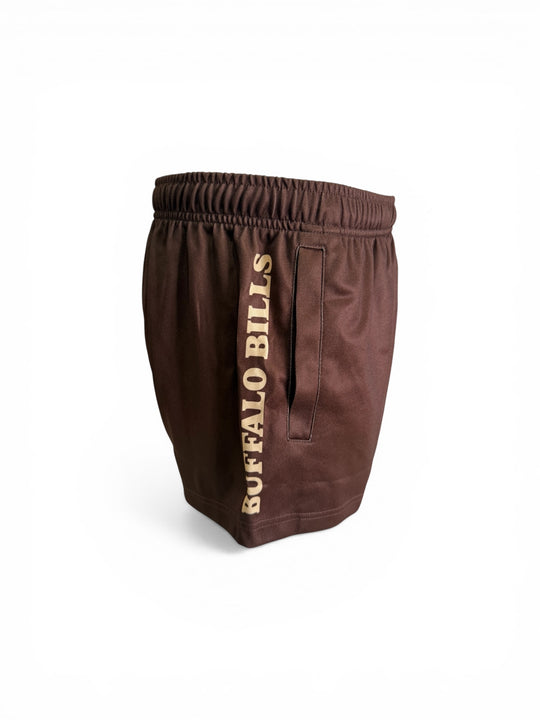 BBWS - Mens Wild Bill Hunter Tobacco Footy Shorts