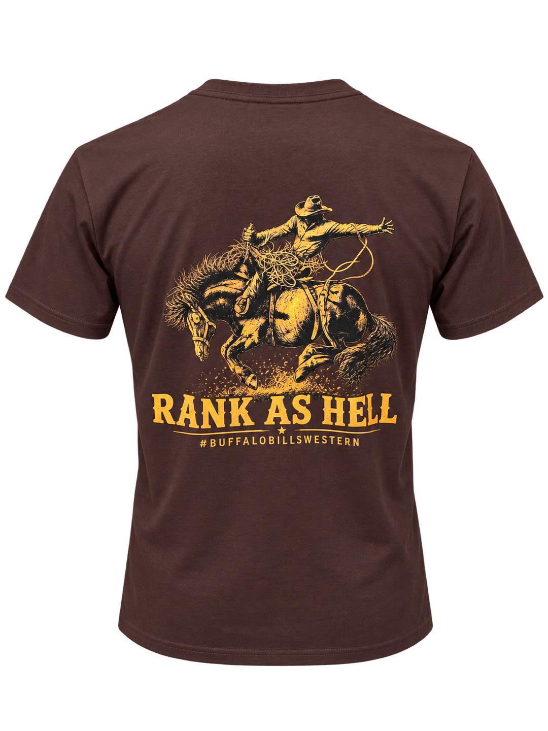 BBWS - Mens Brown Rank As Hell Tee