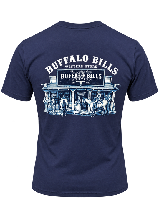 BBWS - Mens Midnight Blue Saloon Tee