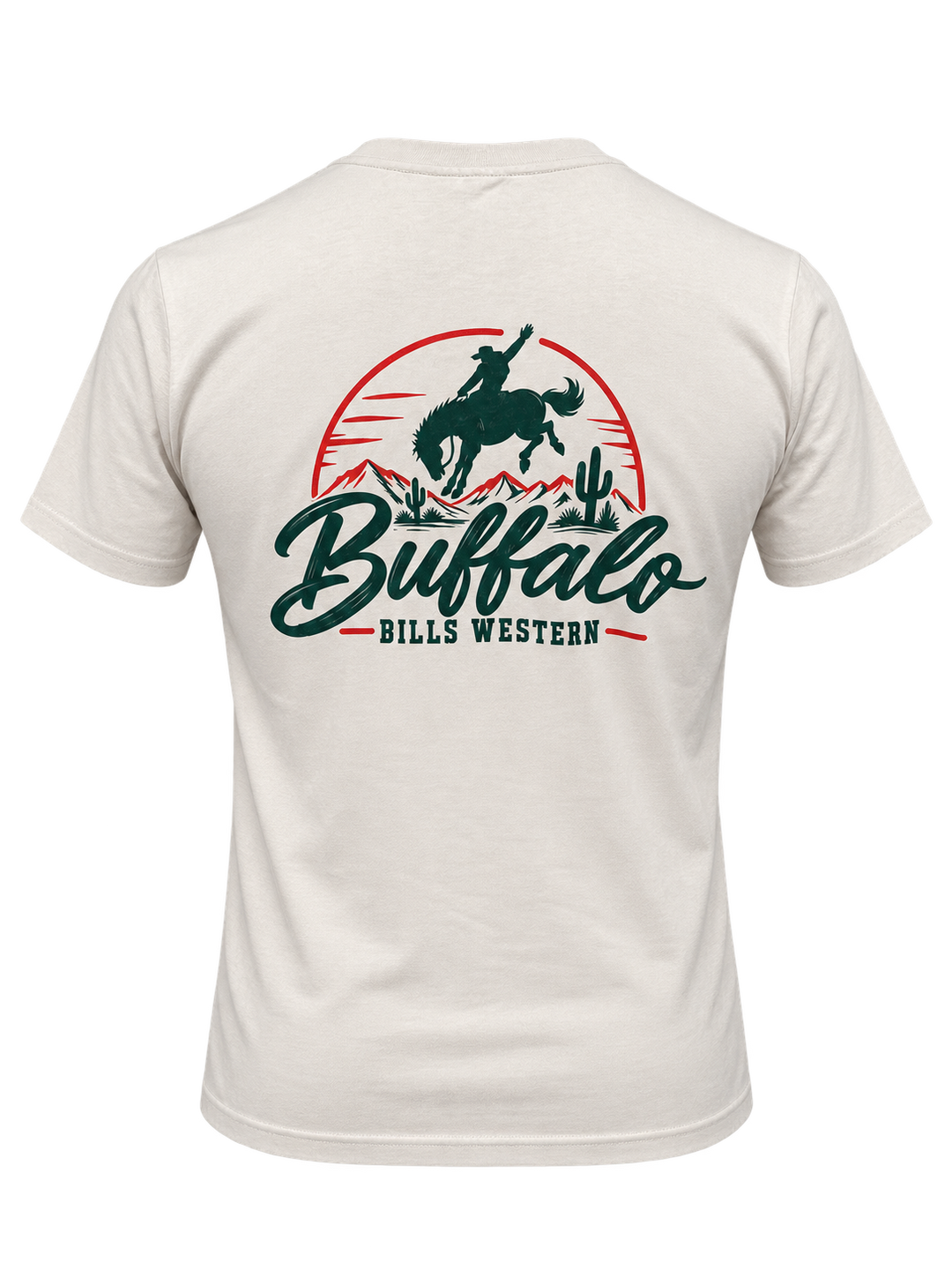 BBWS - Mens Bone Olive Bucker Tee