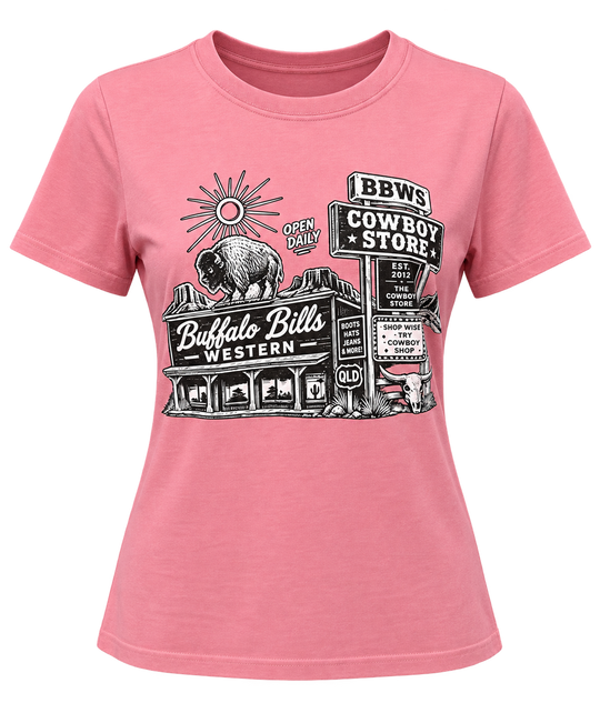 BBWS - Womens Rose Saloon Tee