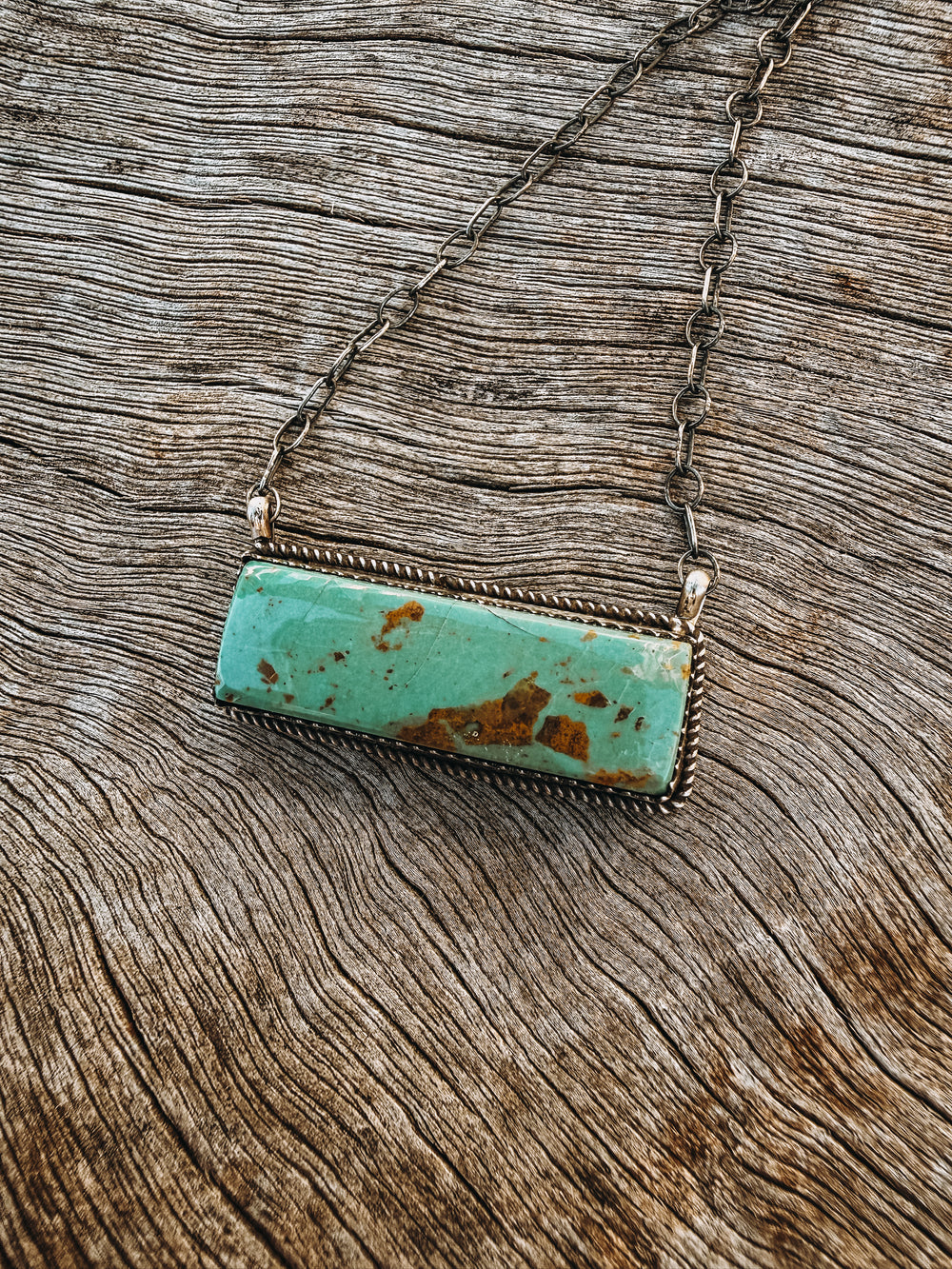 Buffalo Belle - Kinley Kingman Turquoise Bar Necklace