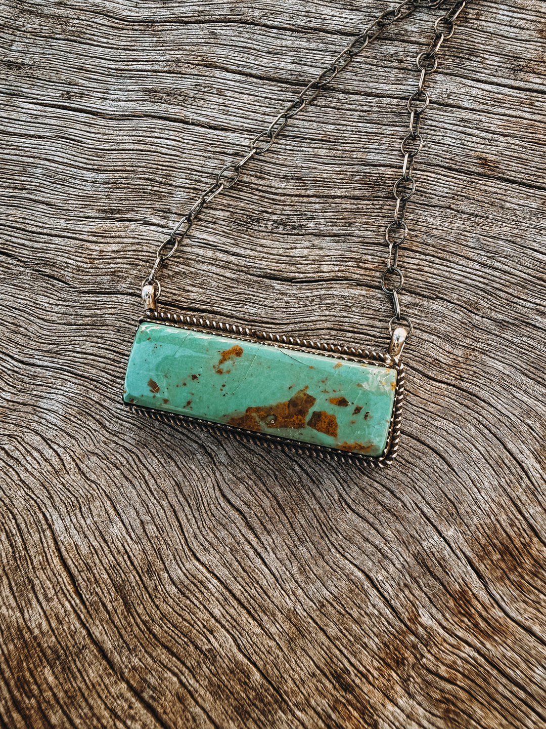 Buffalo Belle - Kinley Kingman Turquoise Bar Necklace