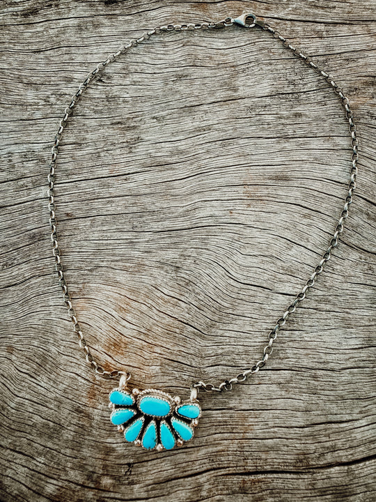 Buffalo Belle - Waco Kingman Turquoise Necklace