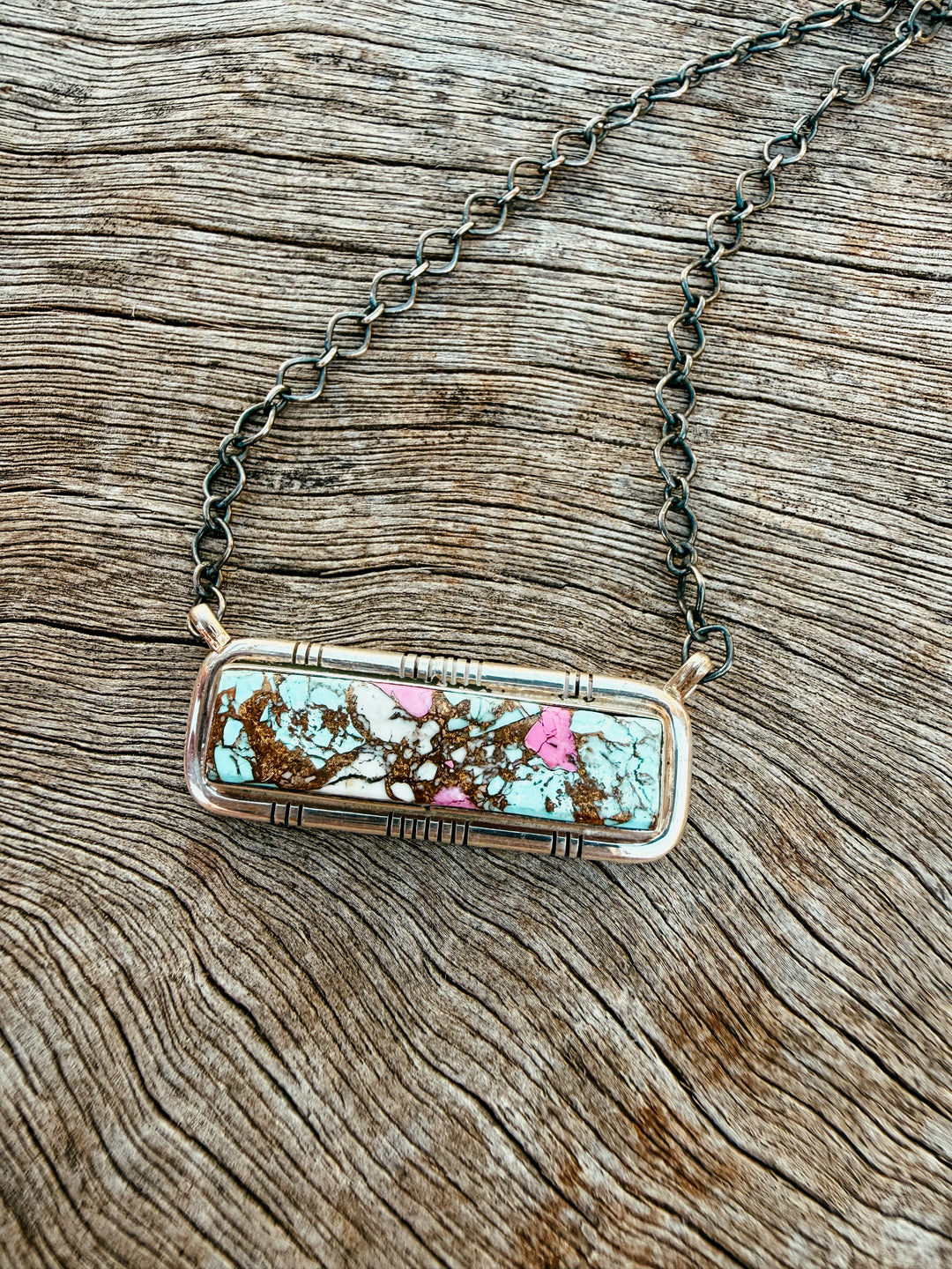 Buffalo Belle - Tatum Cotton Candy Bar Necklace