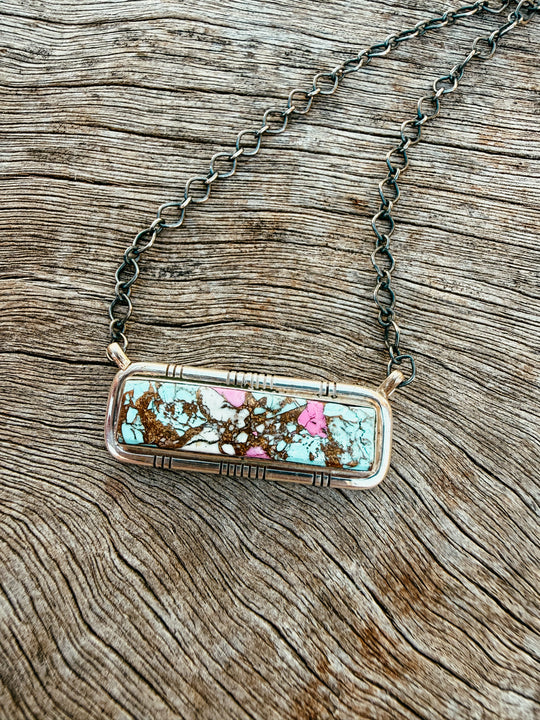 Buffalo Belle - Tatum Cotton Candy Bar Necklace