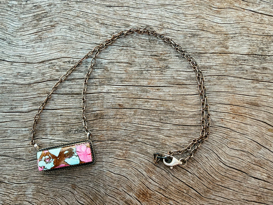 Buffalo Belle - Santina Cotton Candy Bar Necklace