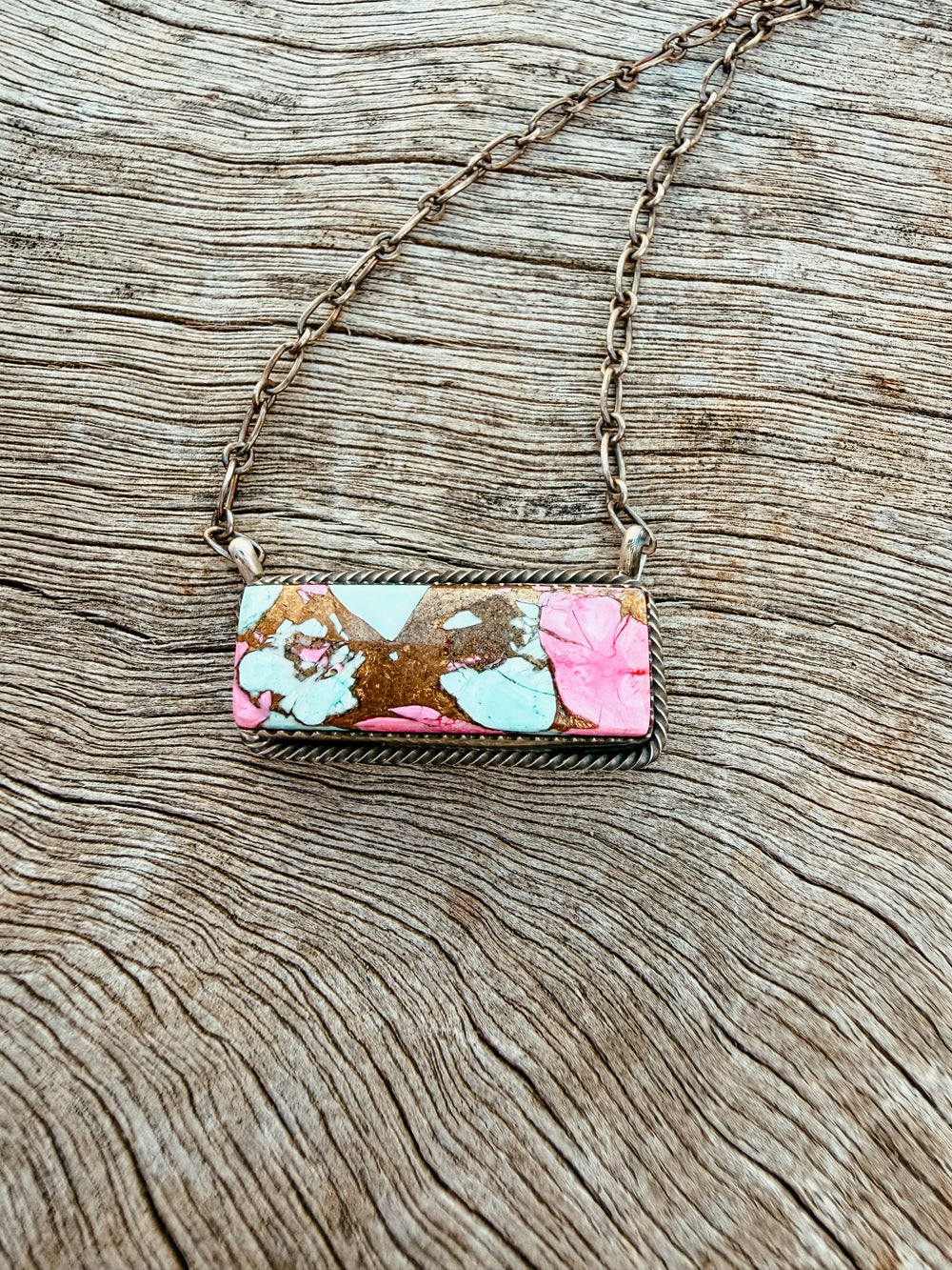 Buffalo Belle - Santina Cotton Candy Bar Necklace