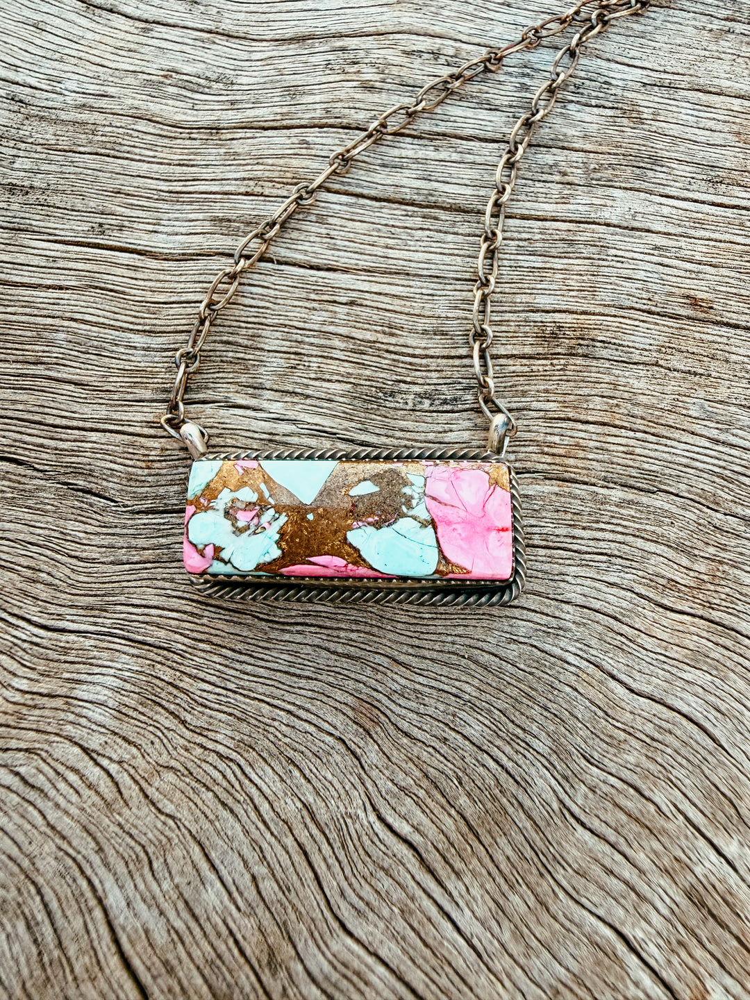 Buffalo Belle - Santina Cotton Candy Bar Necklace