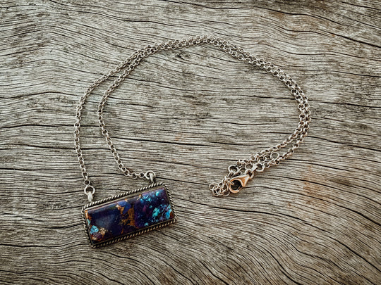 Buffalo Belle - Oakley Hada Purple Mojave Bar Necklace