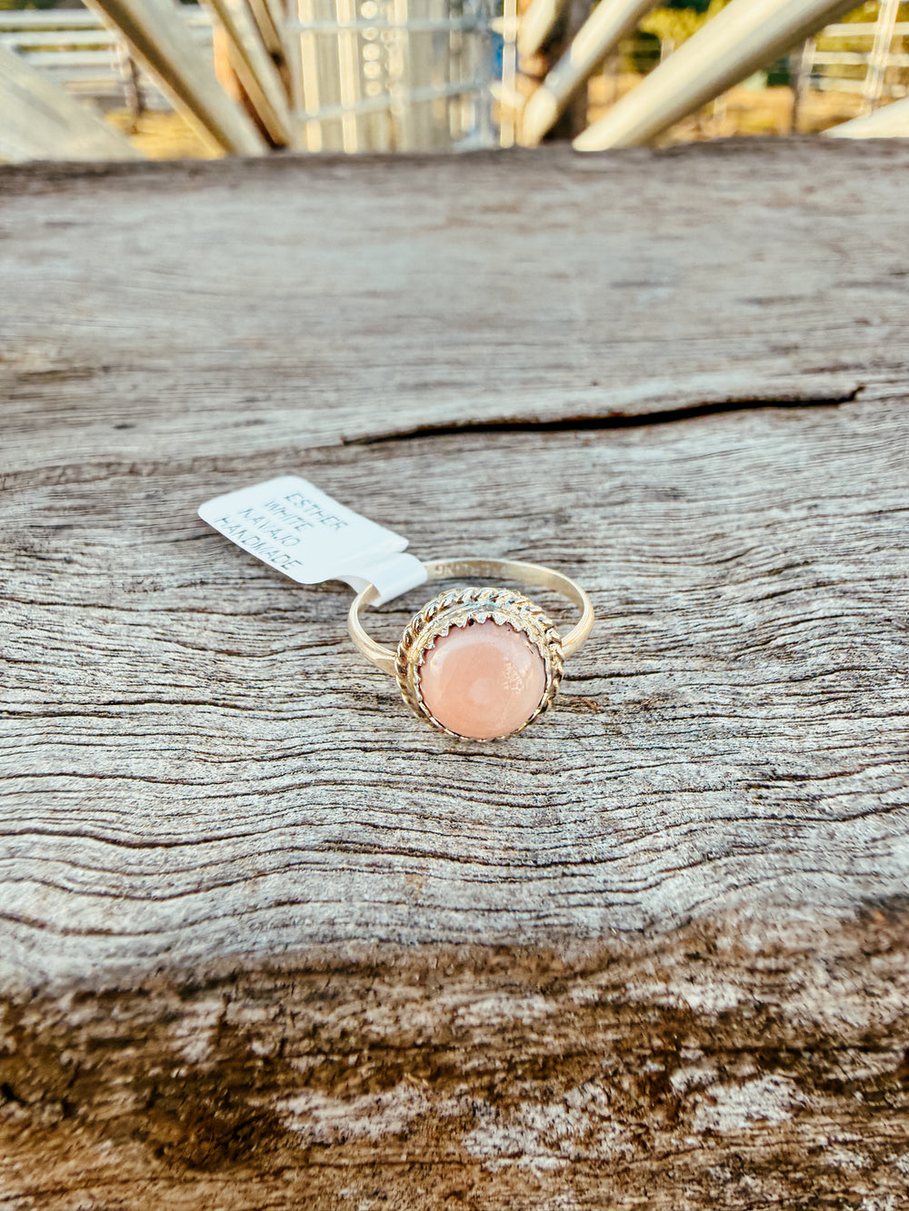 Buffalo Belle - Prescott Pink Conch Ring