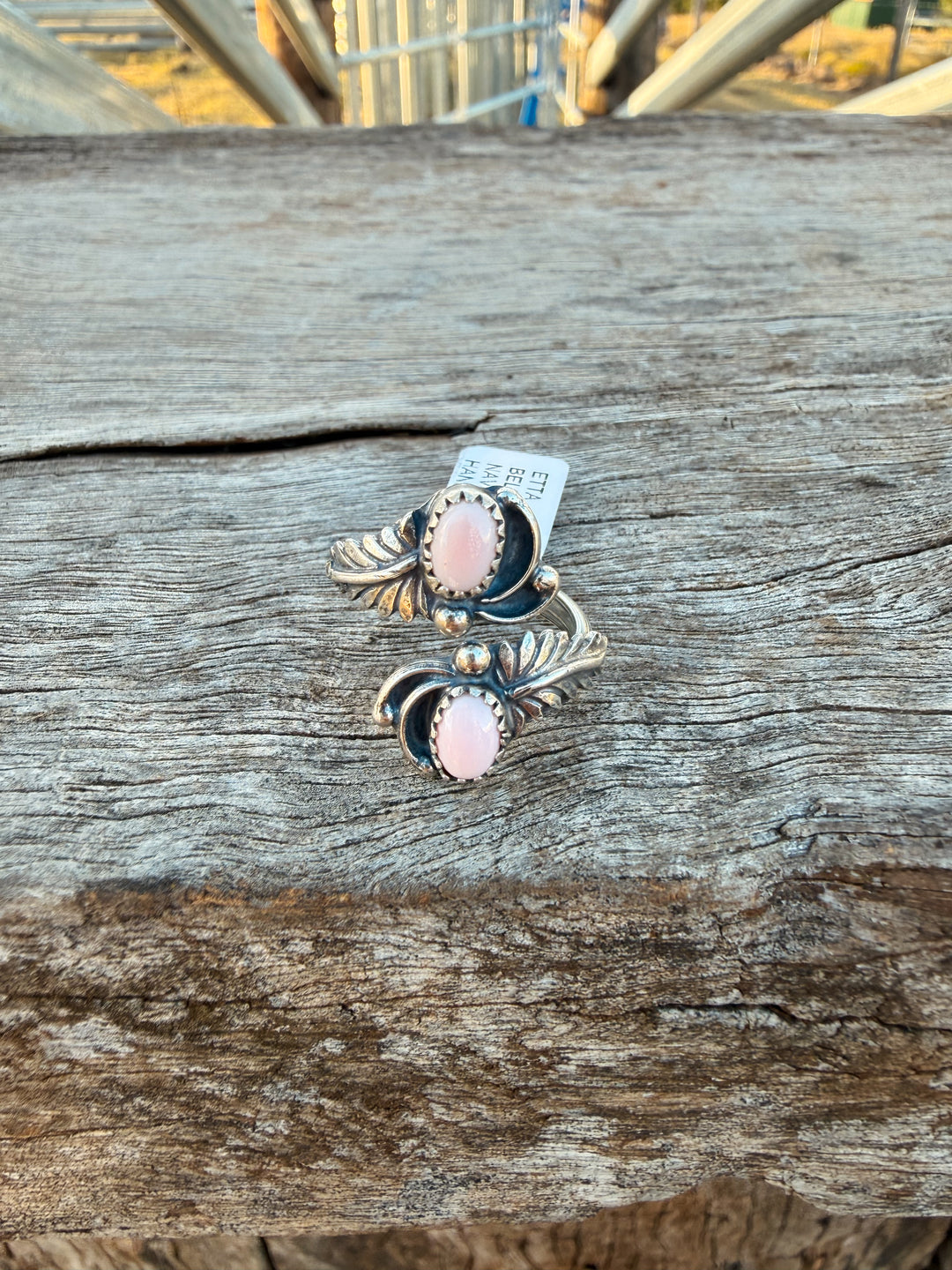 Buffalo Belle - Penny Pink Conch Ring Adjustable