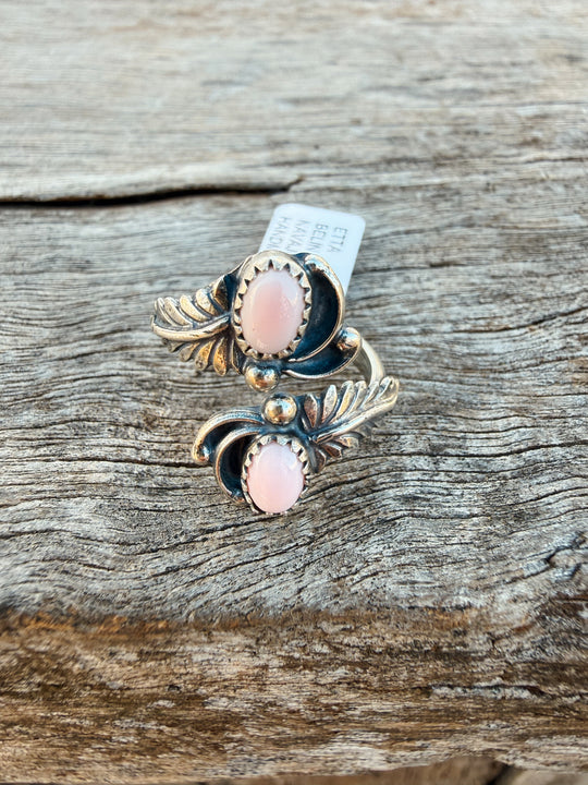Buffalo Belle - Penny Pink Conch Ring Adjustable