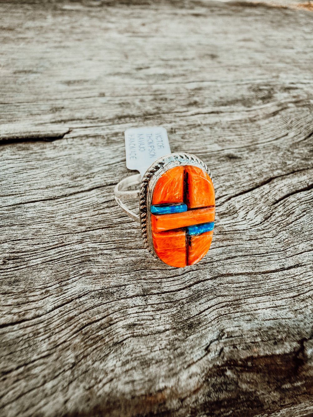 Buffalo Belle - Mesa Orange Spiny Oyster Ring