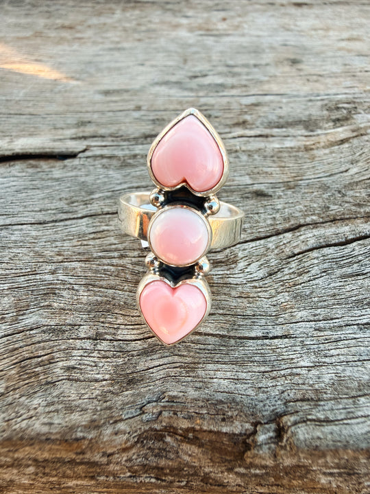Buffalo Belle - Elora Pink Conch Ring