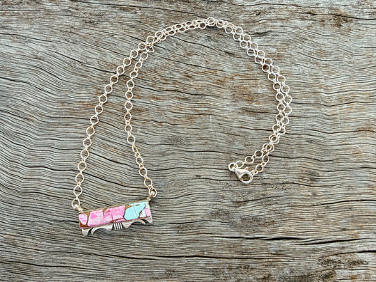Buffalo Belle - Tehama Cotton Candy Bar Necklace