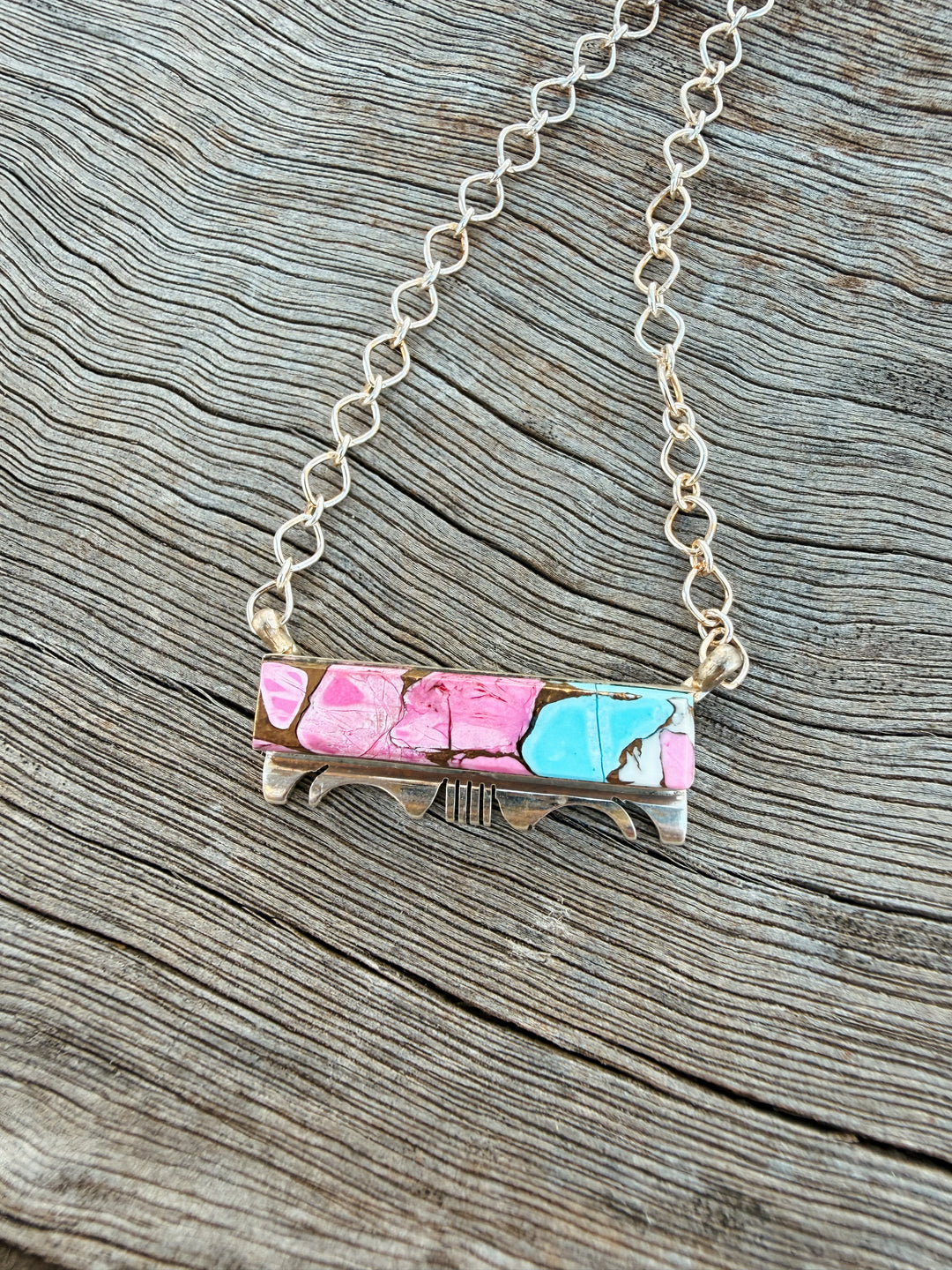 Buffalo Belle - Tehama Cotton Candy Bar Necklace