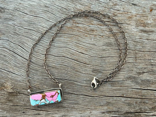 Buffalo Belle - Blakely Cotton Candy Bar Necklace