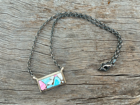 Buffalo Belle - Colter Cotton Candy Bar Necklace