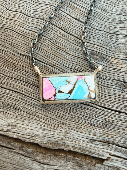Buffalo Belle - Colter Cotton Candy Bar Necklace