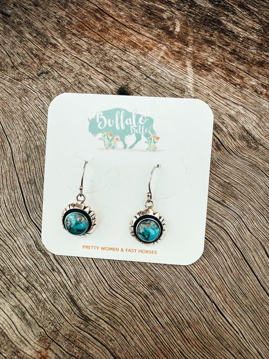 Buffalo Belle - Phoenix Genuine Turquoise Dangle Earrings