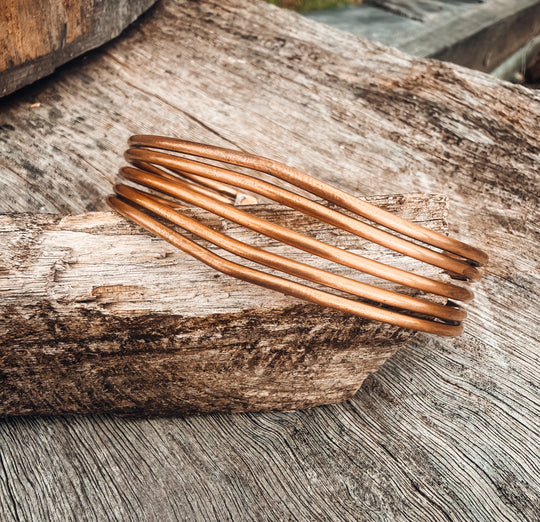 Buffalo Belle - Augustine Navajo Copper Cuff 40
