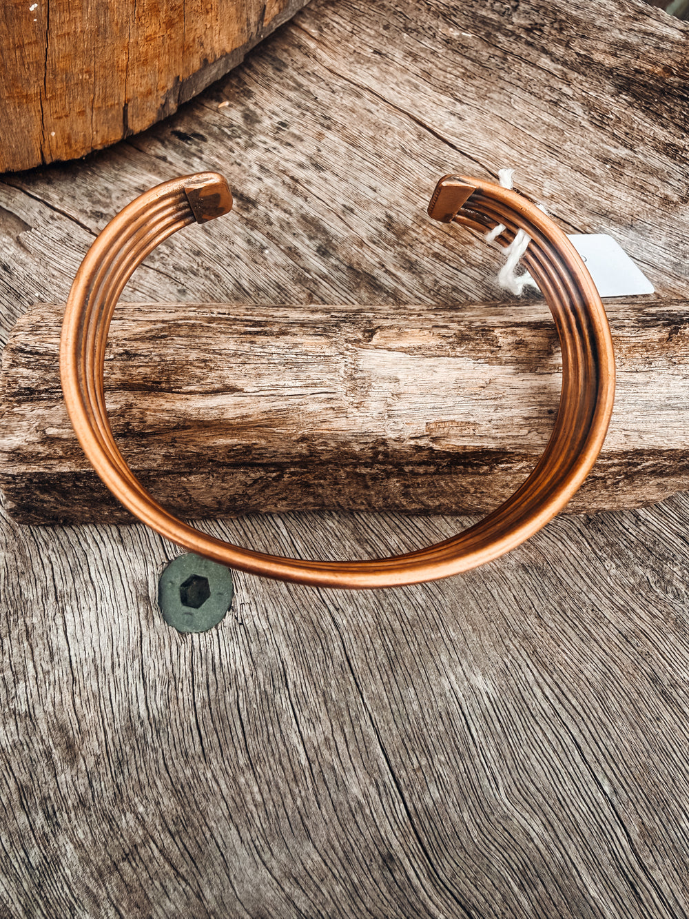 Buffalo Belle - Augustine Navajo Copper Cuff 40