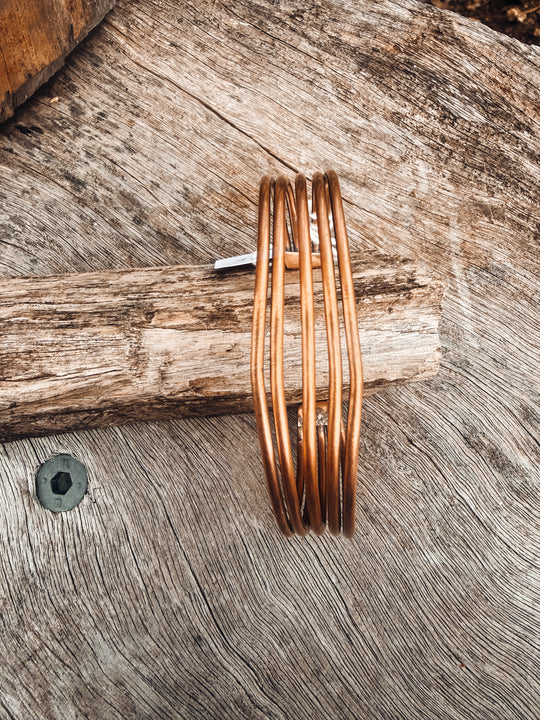Buffalo Belle - Augustine Navajo Copper Cuff 40