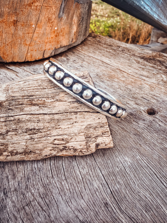 Buffalo Belle - Ebony Sterling Silver Cuff