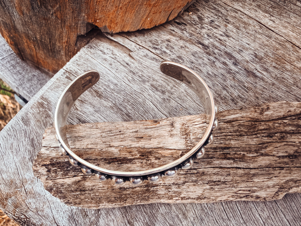 Buffalo Belle - Ebony Sterling Silver Cuff