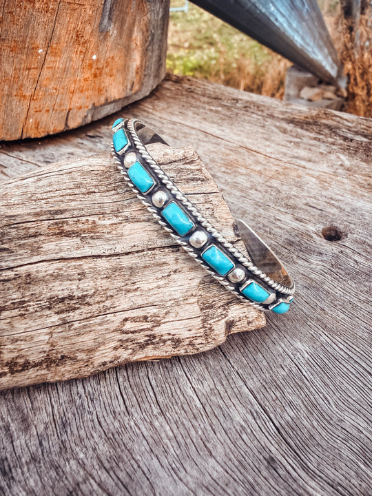 Buffalo Belle - Steiner Turquoise Sterling Silver Cuff