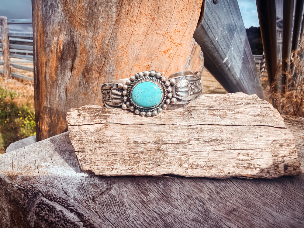 Buffalo Belle - Tilly Turquoise Sterling Silver Cuff
