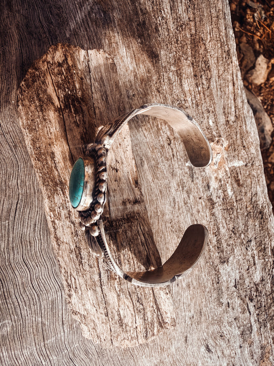 Buffalo Belle - Tilly Turquoise Sterling Silver Cuff
