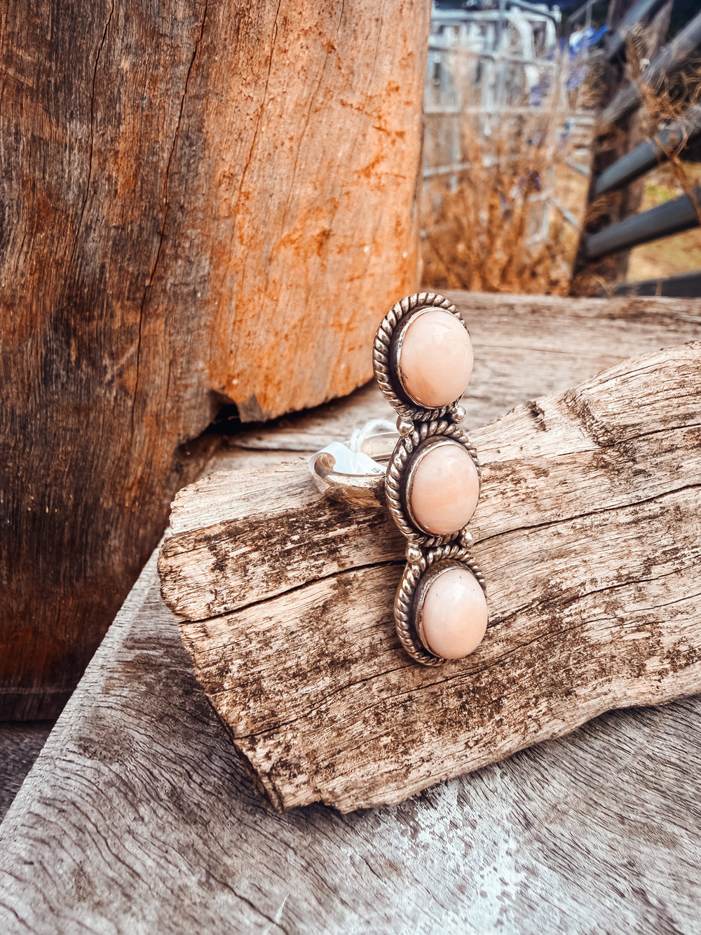 Buffalo Belle - Bella Pink Conch Ring