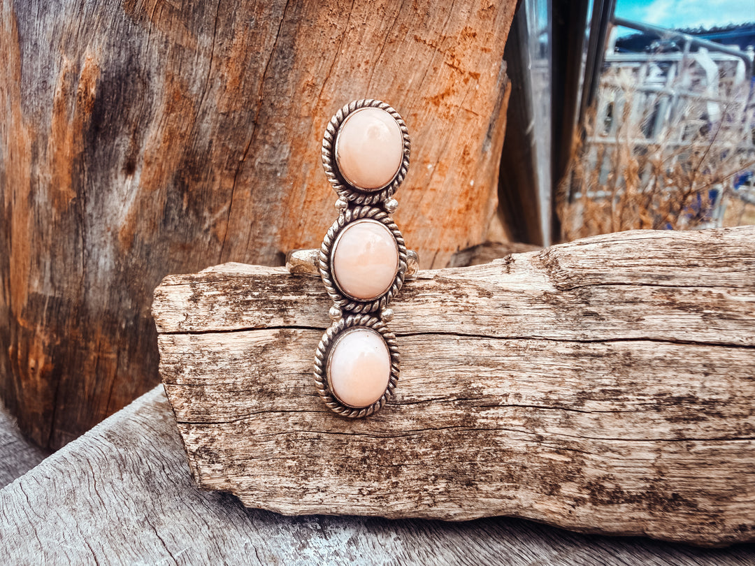 Buffalo Belle - Bella Pink Conch Ring