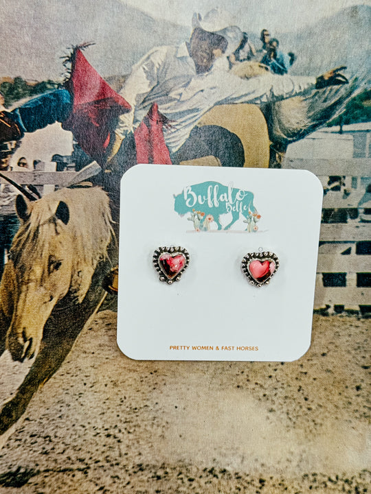 Buffalo Belle - Cheyenne Genuine Dahlia Studs