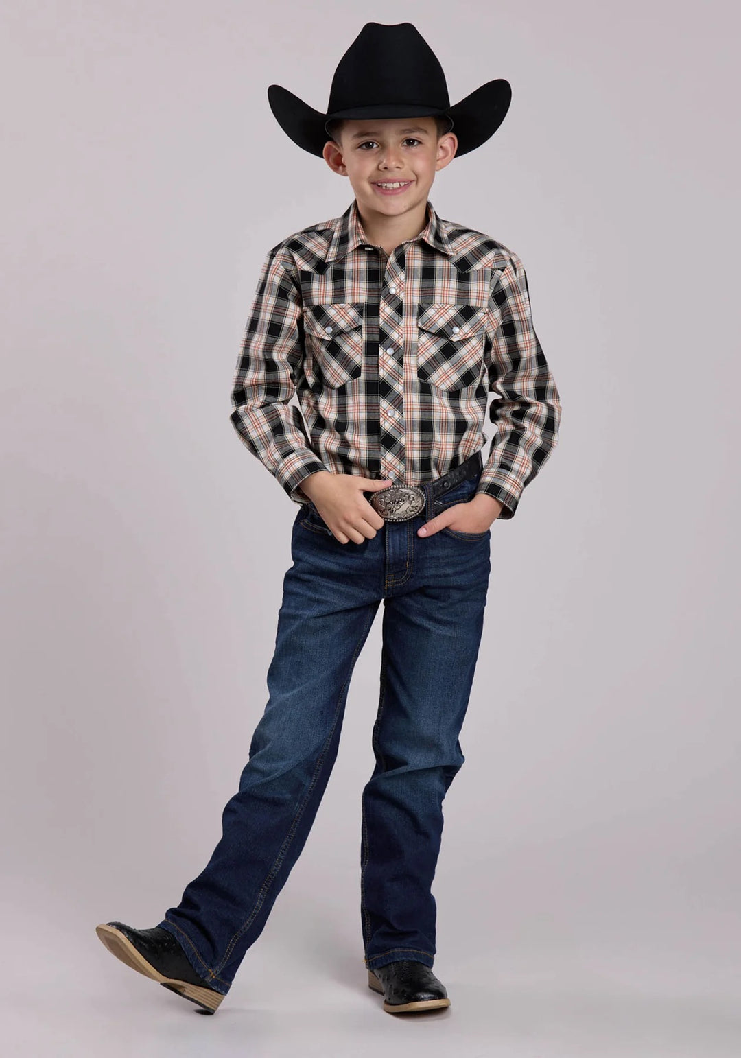 Roper - Boys Karman Classic Plaid Shirt