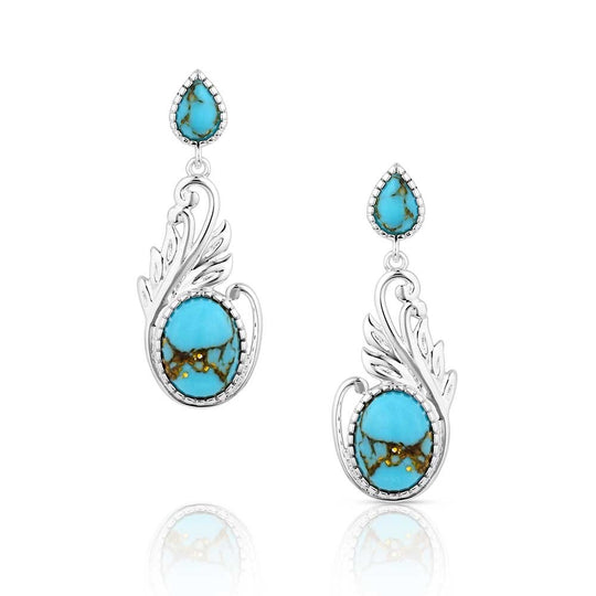 Montana Silversmith - Turquoise Breeze Earrings