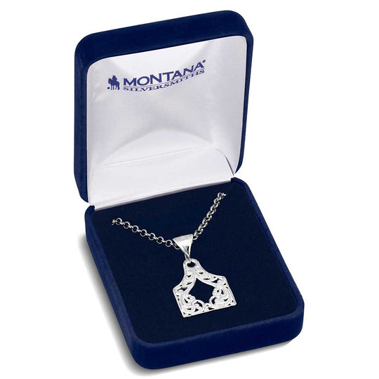 Montana Silversmith - Out West Cow Tag Necklace